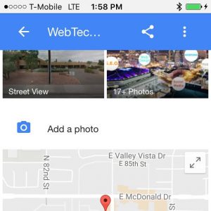 Add Photos Sections To Google Maps Listing On Mobile Device