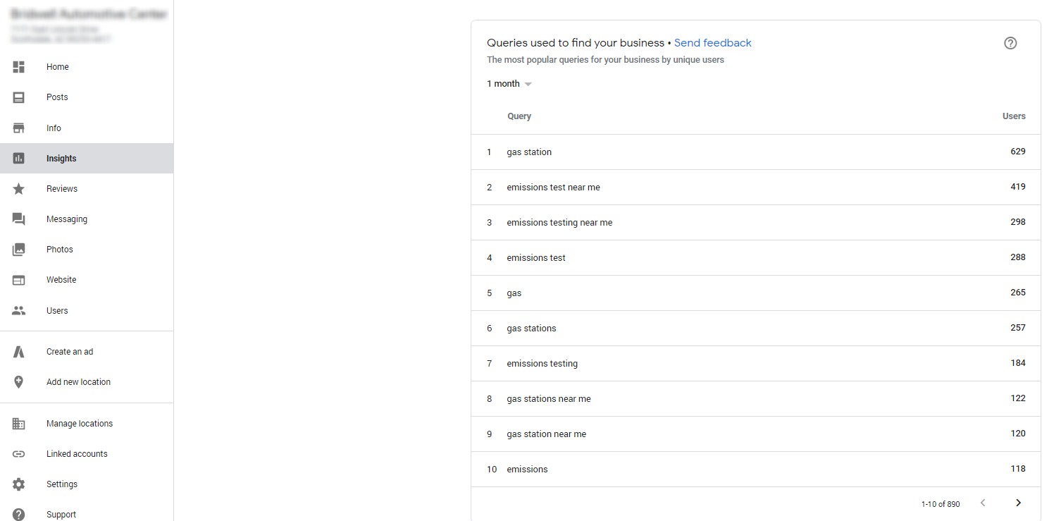 Google Now Showing Queries used to find your business In Google Maps